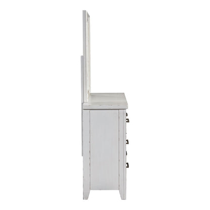 Backroads - Dresser & Mirror - White - Hornell Furniture Outlet