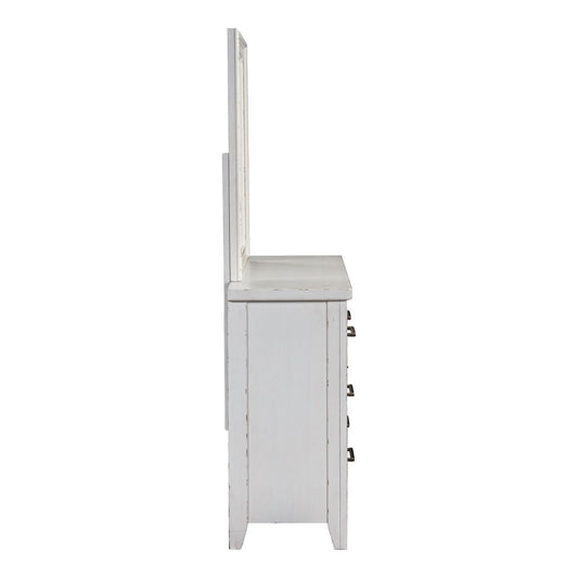 Backroads - Dresser & Mirror - White - Hornell Furniture Outlet
