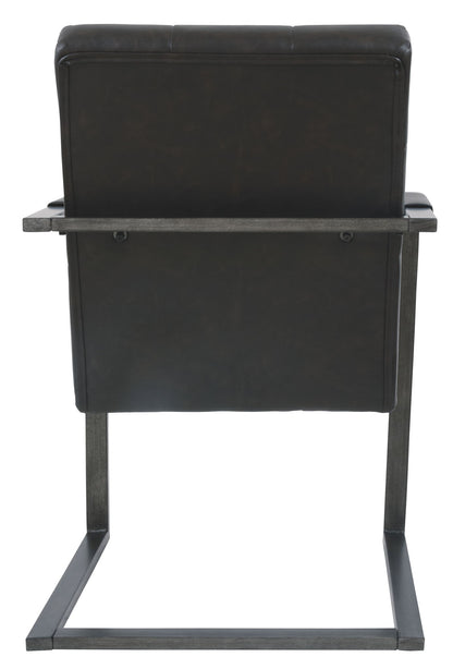 Starmore - Black - Home Office Desk Chair (Set of 2) - Hornell Furniture Outlet