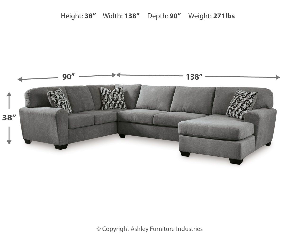 Birkdale Court - Sectional - Hornell Furniture Outlet