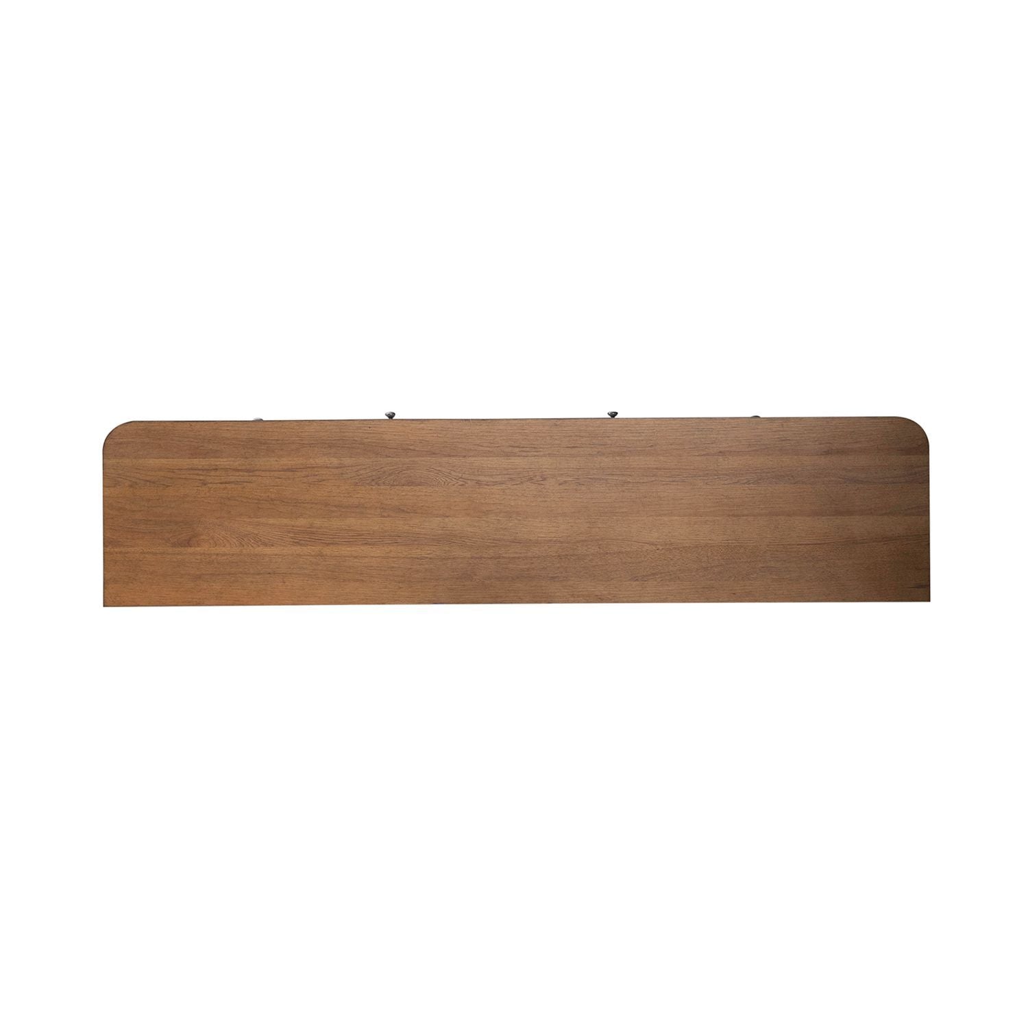 Fireplace TV Consoles - 80" Console With Fire FTS Set - Brown / White - Hornell Furniture Outlet