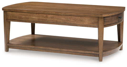 Burkbyer - Rectangular Table - Hornell Furniture Outlet