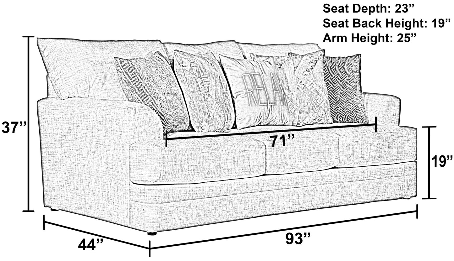 Zeller - Sofa - Cream - Hornell Furniture Outlet