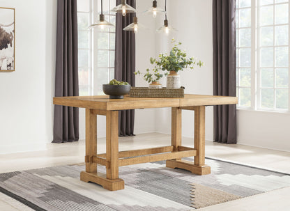 Havonplane - Brown - Rectangular Dining Room Counter Extension Table - Hornell Furniture Outlet