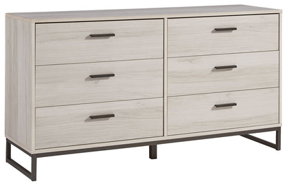 Socalle - Six Drawer Dresser - Hornell Furniture Outlet