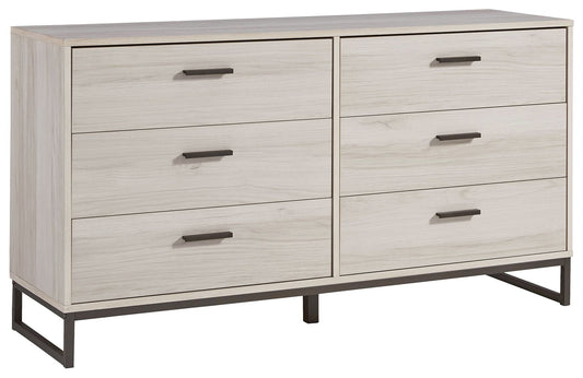 Socalle - Six Drawer Dresser - Hornell Furniture Outlet