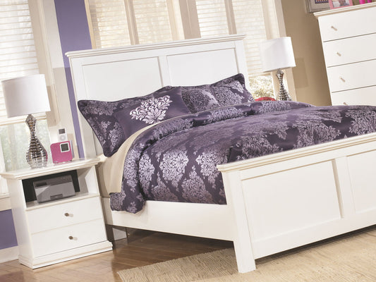 Bostwick Shoals - White - One Drawer Night Stand - Hornell Furniture Outlet