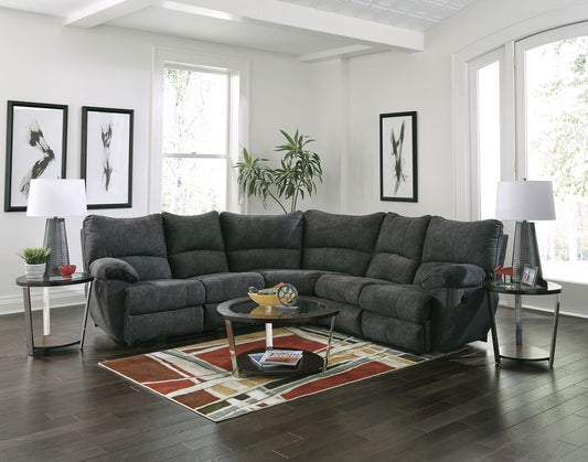 Shane - 2 Piece Reclining Sectional - Hornell Furniture Outlet