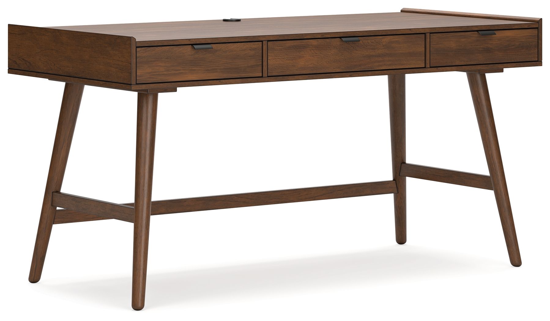 Lyncott - Brown - Home Office Desk - Hornell Furniture Outlet
