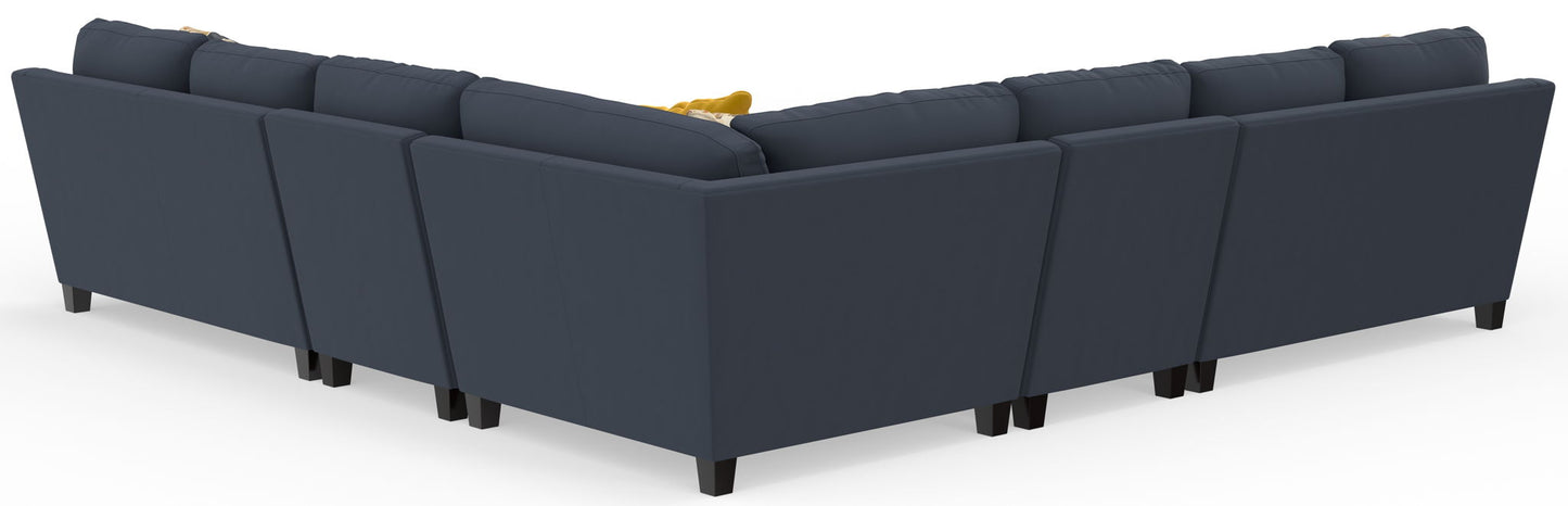 Foley - Sectional With Comfort Coil Seating And 4 Included Accent Pillows - Hornell Furniture Outlet