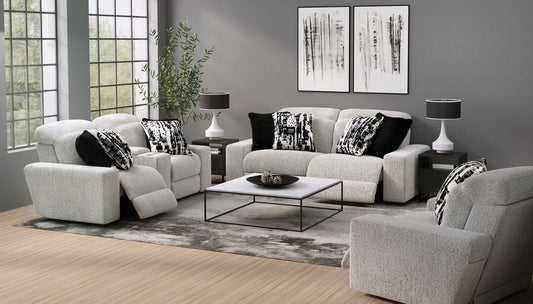 Darby - Power Adjustable Headrest Power Reclining Console Loveseat - Hornell Furniture Outlet