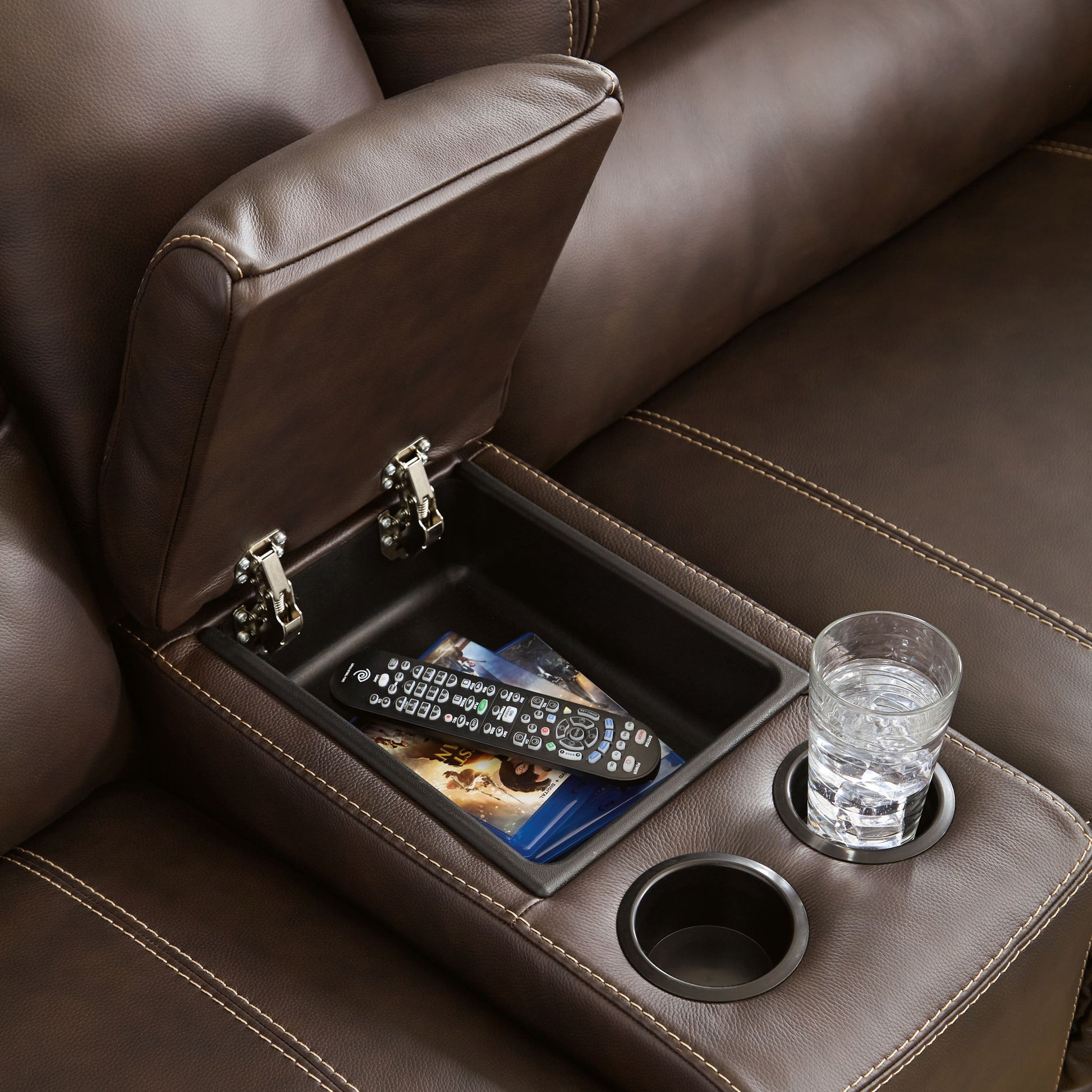 Dunleith - Power Reclining Sectional - Hornell Furniture Outlet