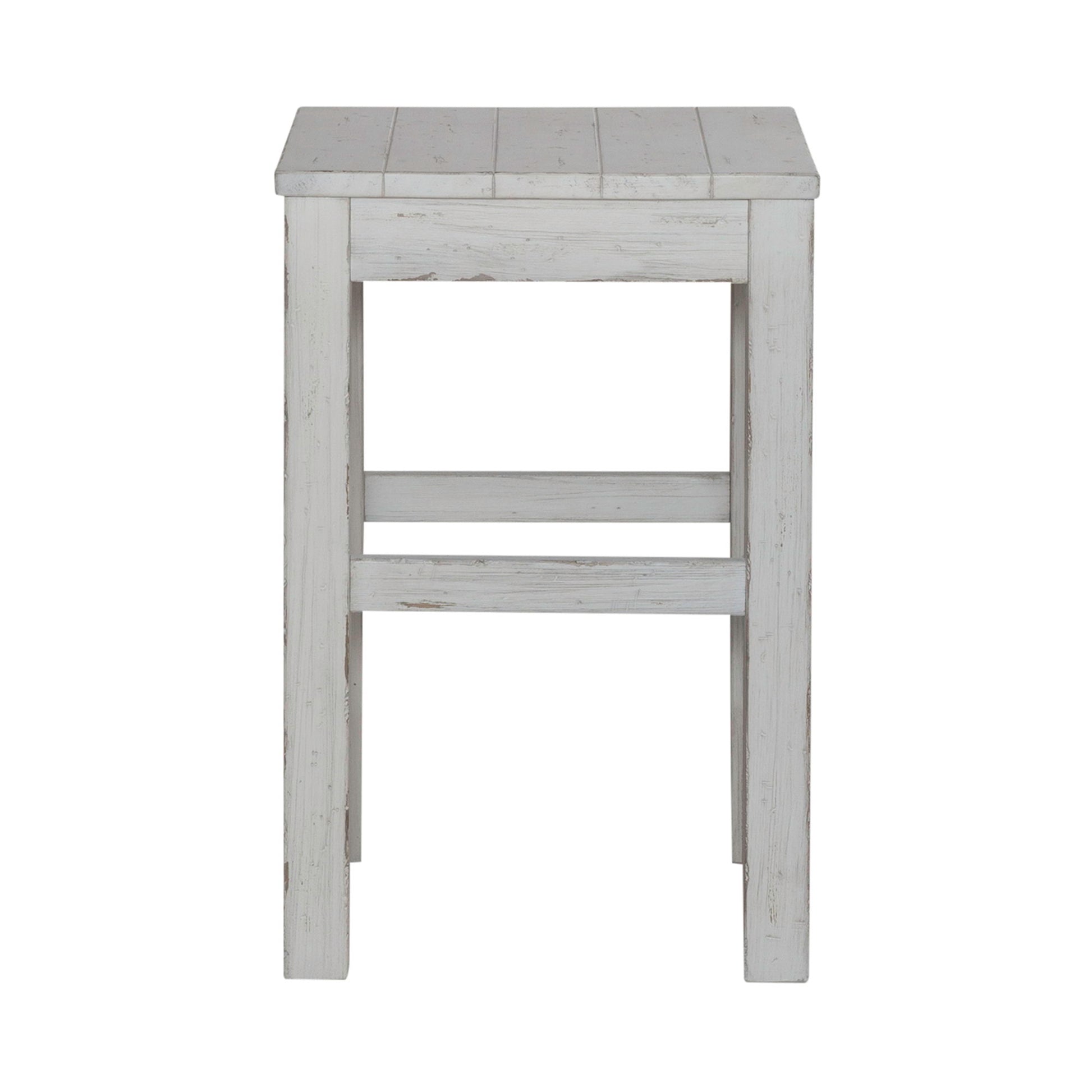 River Place - Console Stool - White - Hornell Furniture Outlet