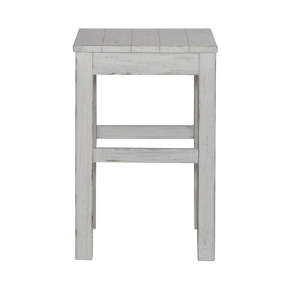 River Place - Console Stool - White - Hornell Furniture Outlet