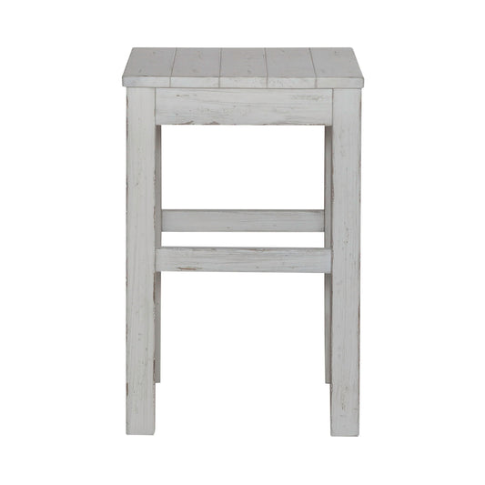 River Place - Console Stool - White - Hornell Furniture Outlet