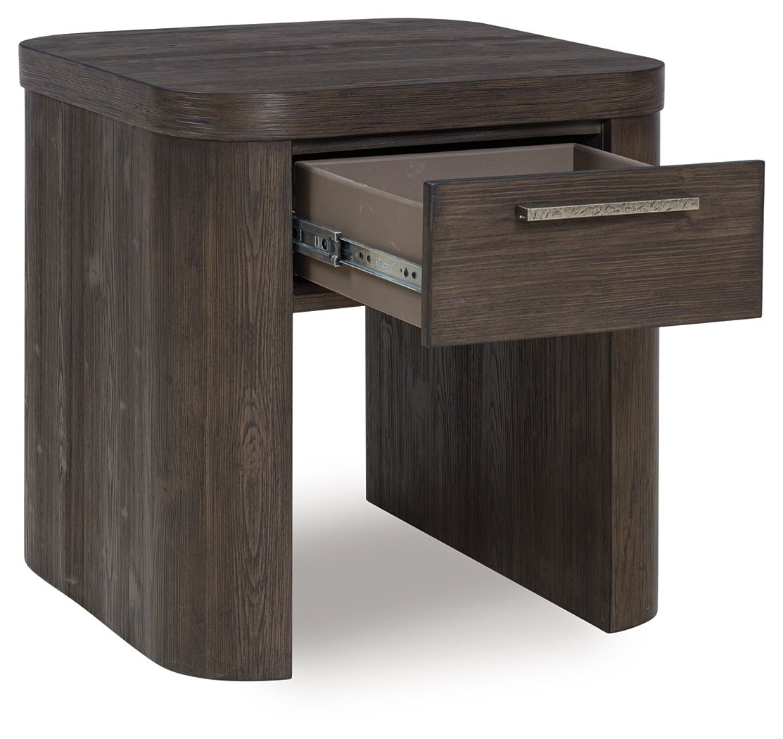 Neo - Rich Brown - Square End Table - Hornell Furniture Outlet
