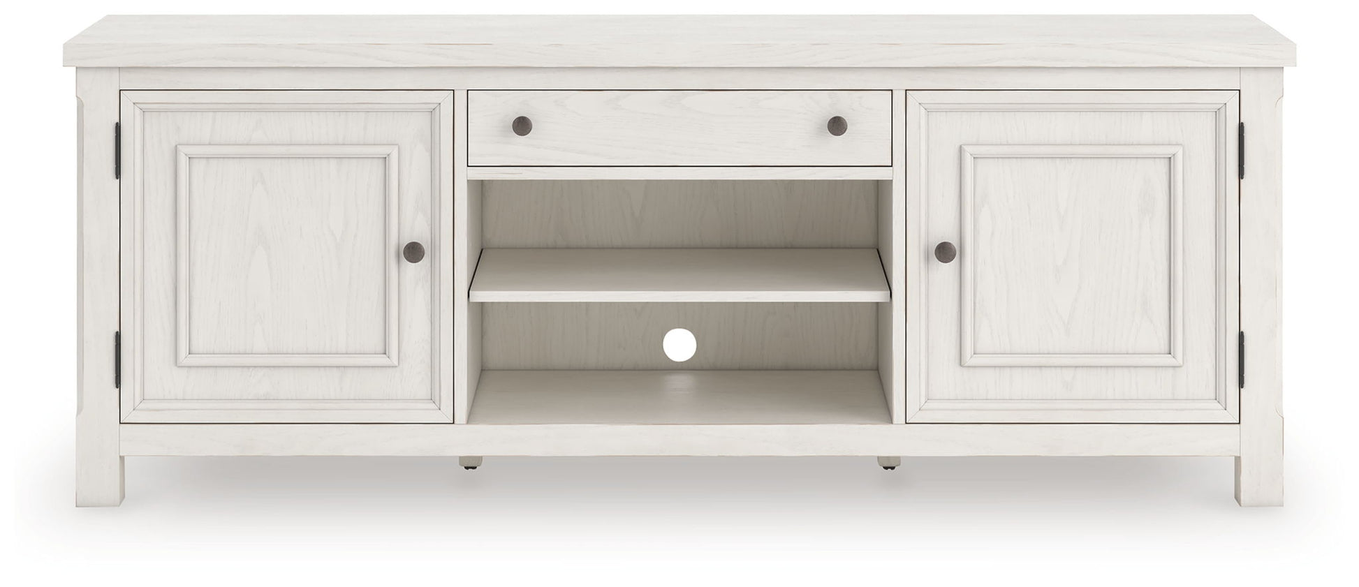 Robbinsdale - Extra Large TV Stand - Antique White - Hornell Furniture Outlet