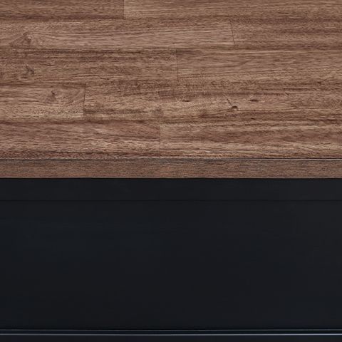 Wildenauer - Brown / Black - Rectangular End Table - Hornell Furniture Outlet