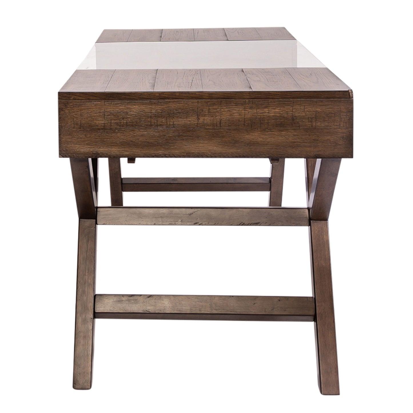 Lennox - Writing Desk - Dark Brown - Hornell Furniture Outlet