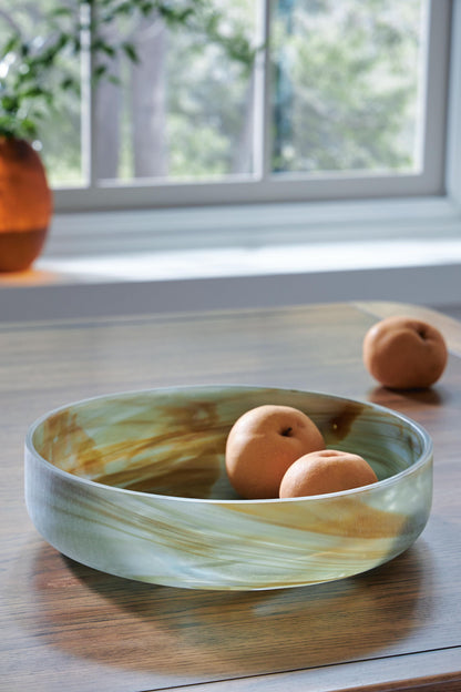 Bannington - Bowl - Sage Green - Hornell Furniture Outlet