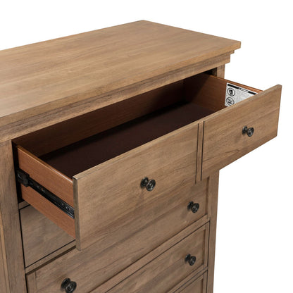 Haven Hills - 5 Drawer Chest - Camel Beige - Hornell Furniture Outlet