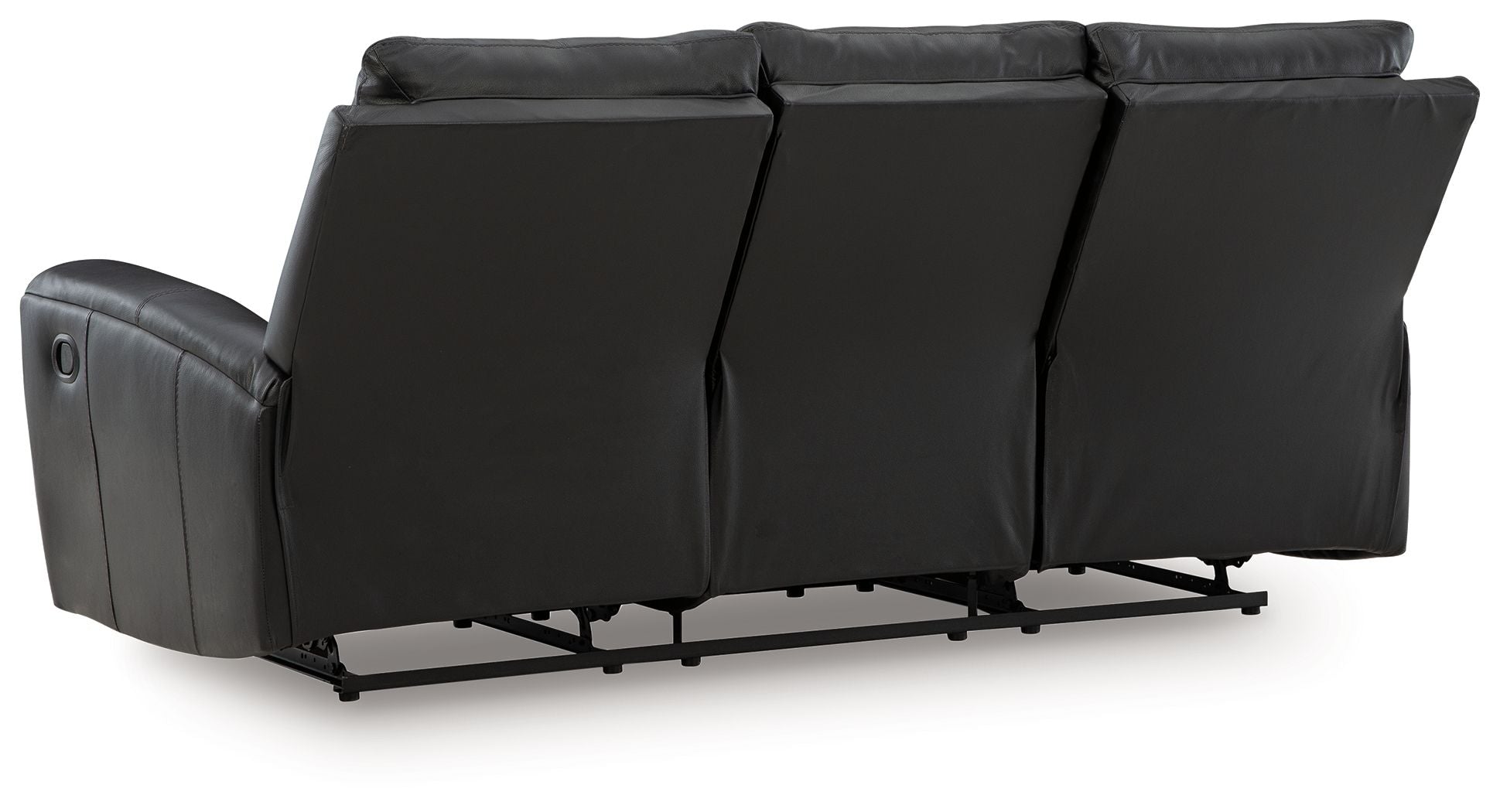 Glossmore - Black - Reclining Sofa - Hornell Furniture Outlet