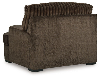 Aylesworth - Chocolate - Chair And A Half - Hornell Furniture Outlet