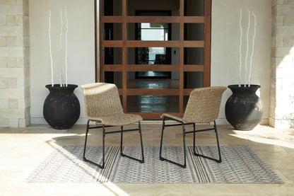 Amaris - Brown / Black - 5 Pc. - Dining Set - Hornell Furniture Outlet