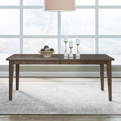 Carolina Park - Rectangular Leg Table - Brown - Hornell Furniture Outlet