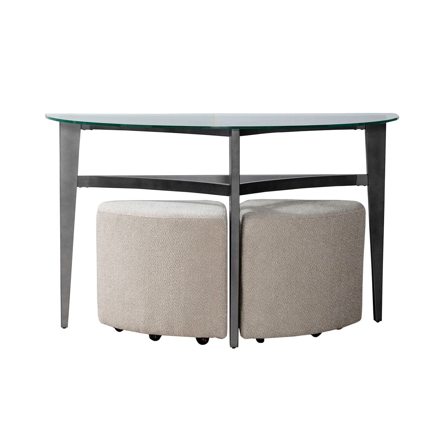Capri - 3 Piece Table Set - Brown - Hornell Furniture Outlet