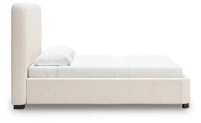 Brintstreet - Beige - King Upholstered Bed - Hornell Furniture Outlet