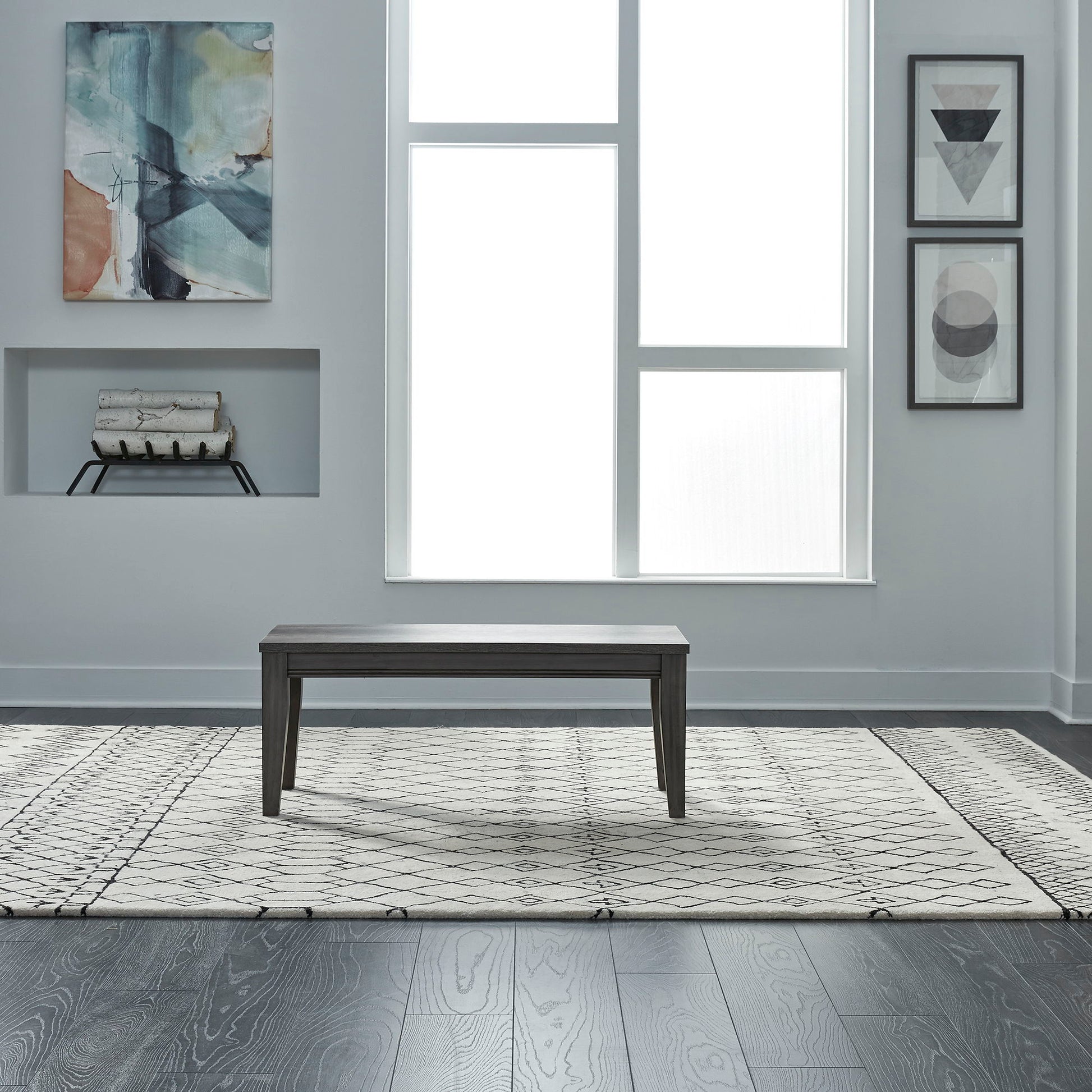 Tanners Creek - Bench - Dark Gray - Hornell Furniture Outlet
