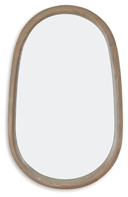 Aarilynn - Antique Brown - Accent Mirror - Hornell Furniture Outlet