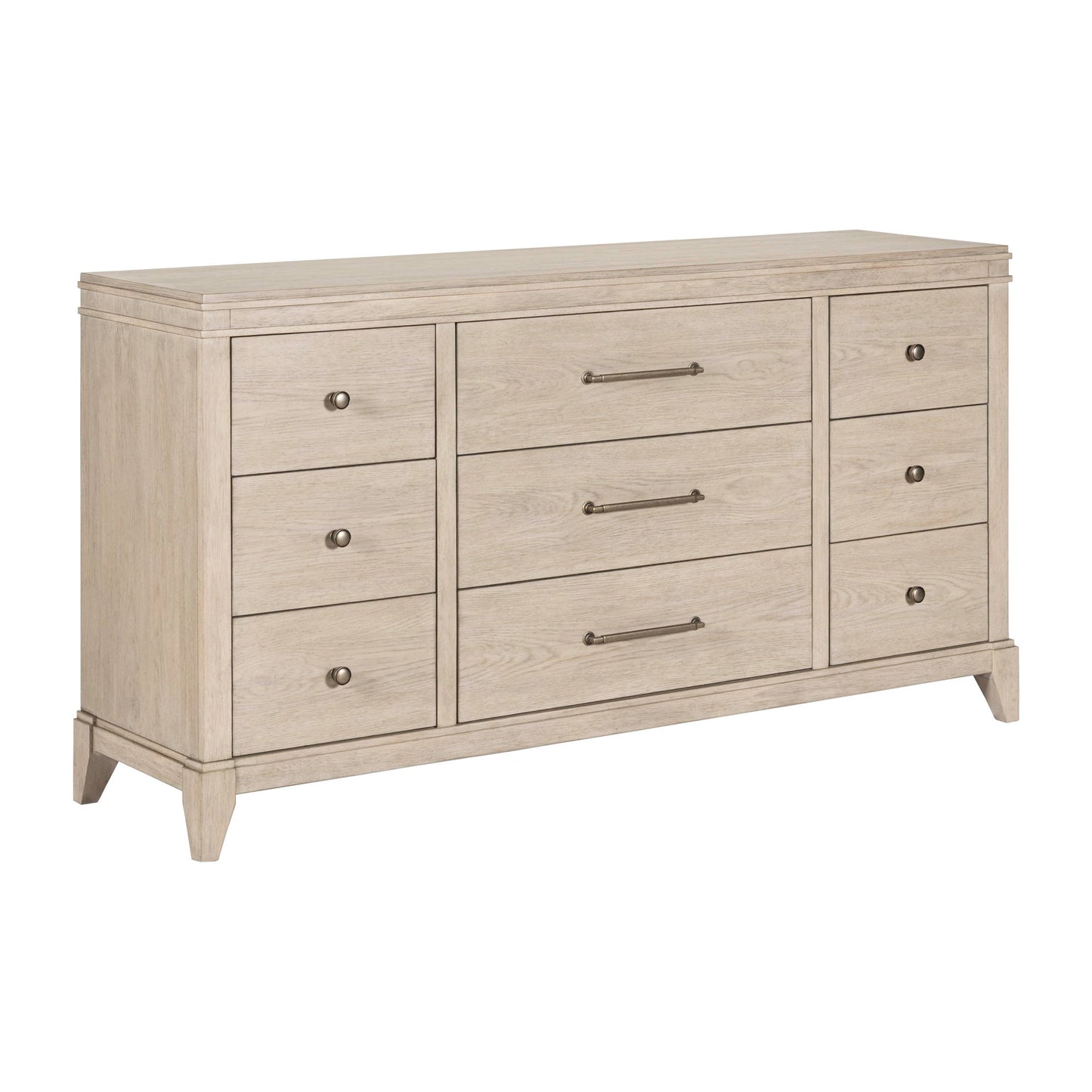 New Haven - 9 Drawer Dresser - White - Hornell Furniture Outlet