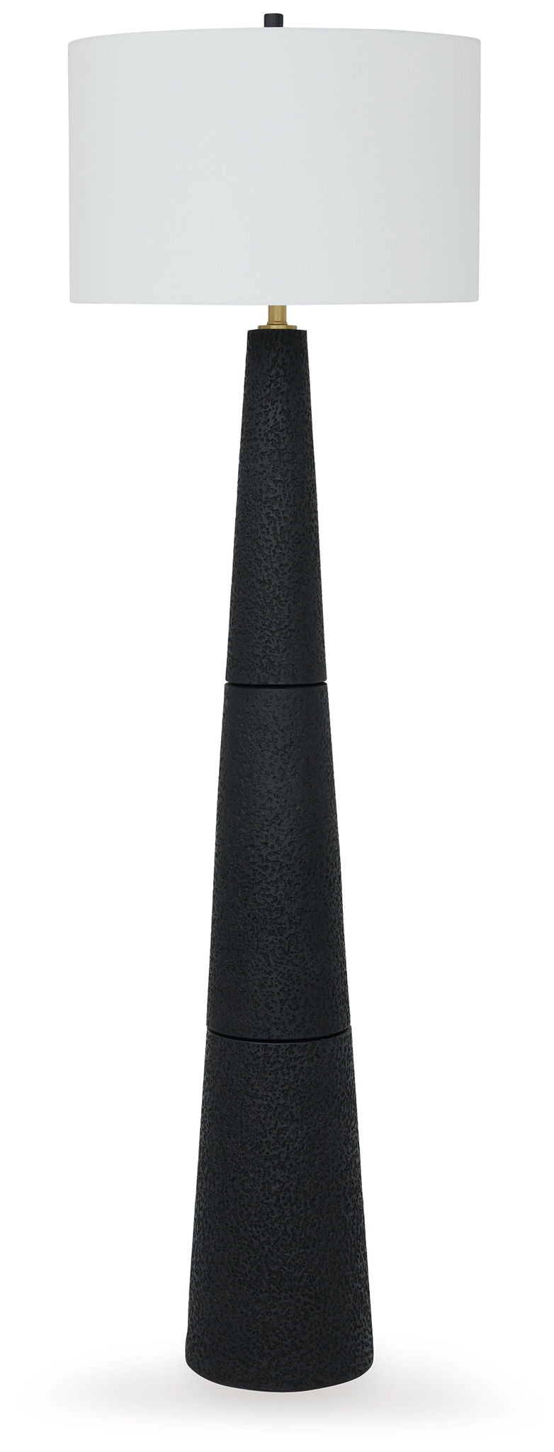 Hallburg - Black - Poly Floor Lamp - Hornell Furniture Outlet