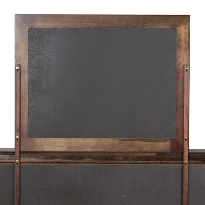 Saddlebrook - Mirror - Dark Brown - Hornell Furniture Outlet