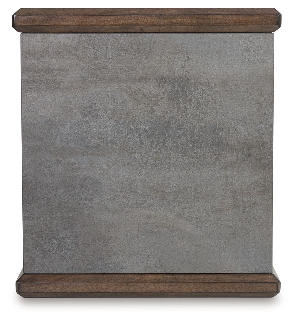 Kallenny - Brown / Gray - Rectangular End Table - Hornell Furniture Outlet