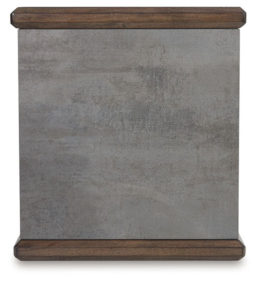 Kallenny - Brown / Gray - Rectangular End Table - Hornell Furniture Outlet