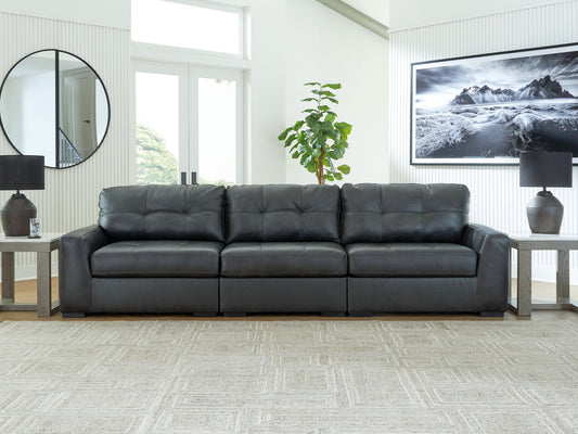 Brindley Pier - 3-Piece Sectional Sofa - Fog