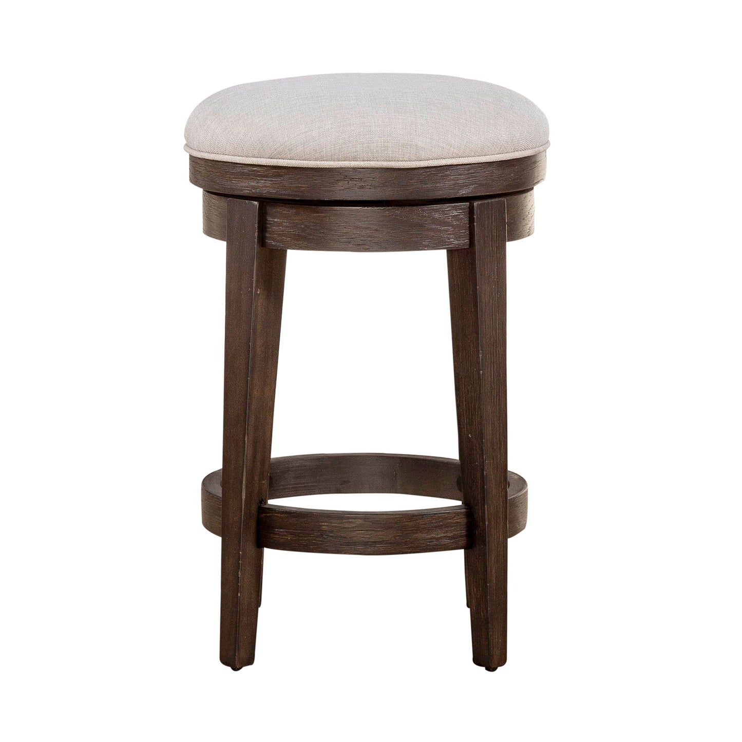 Mill Creek - Console Swivel Stool - Dark Brown - Hornell Furniture Outlet