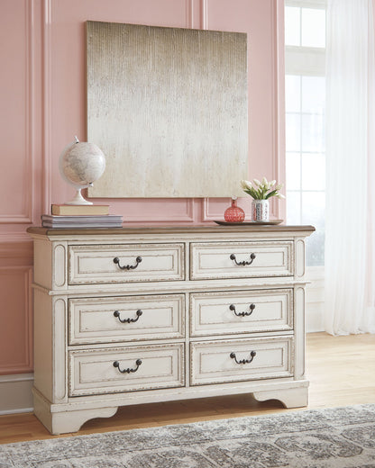 Realyn - Dresser, Mirror - Hornell Furniture Outlet