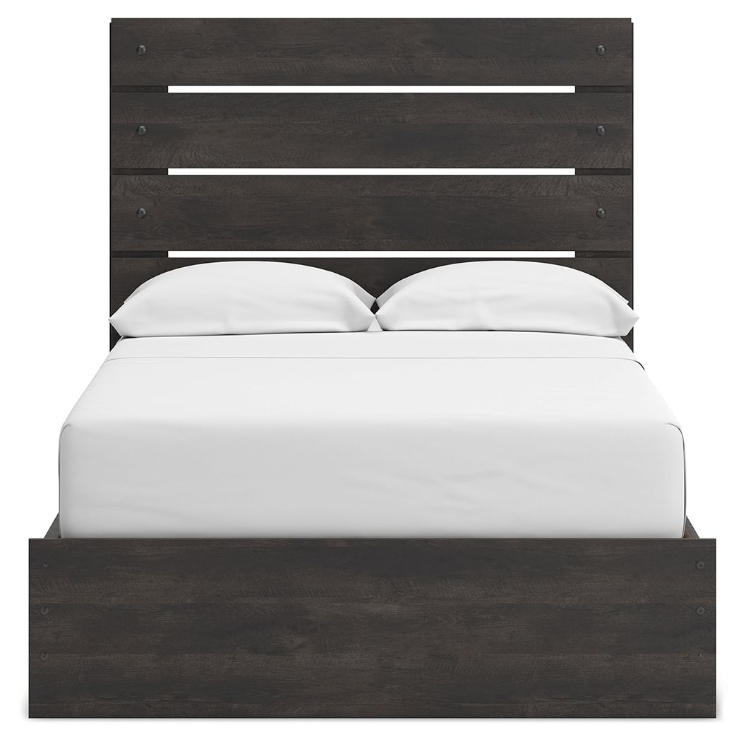 Hollivern - Panel Bed With Storage - Hornell Furniture Outlet