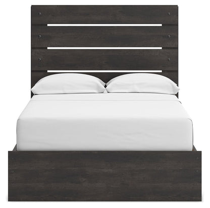 Hollivern - Panel Bed With Storage - Hornell Furniture Outlet