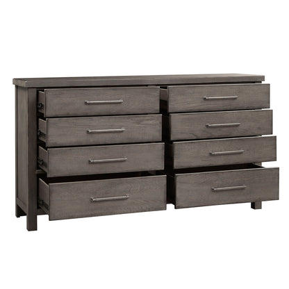 Modern Farmhouse - 8 Drawer Dresser - Hornell Furniture Outlet