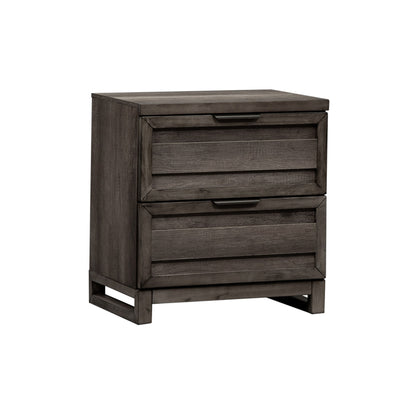 Tanners Creek - Nightstand - Dark Gray - Hornell Furniture Outlet