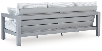 Hurley Park - Gray - Sofa With Cushion - Hornell Furniture Outlet