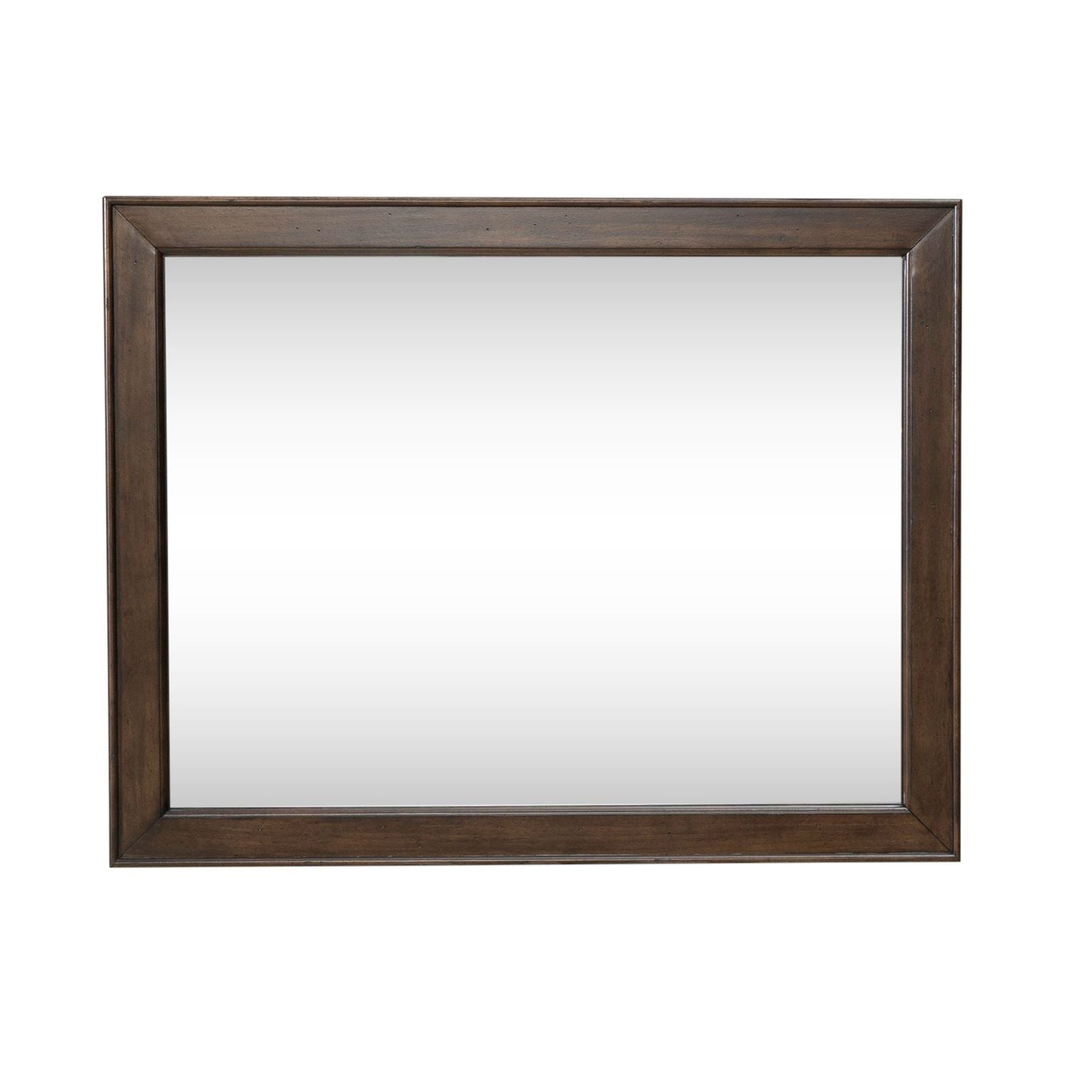 Arden Road - Landscape Mirror - Satin Cherry - Hornell Furniture Outlet
