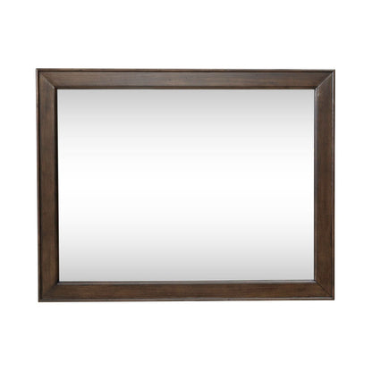 Arden Road - Landscape Mirror - Satin Cherry - Hornell Furniture Outlet