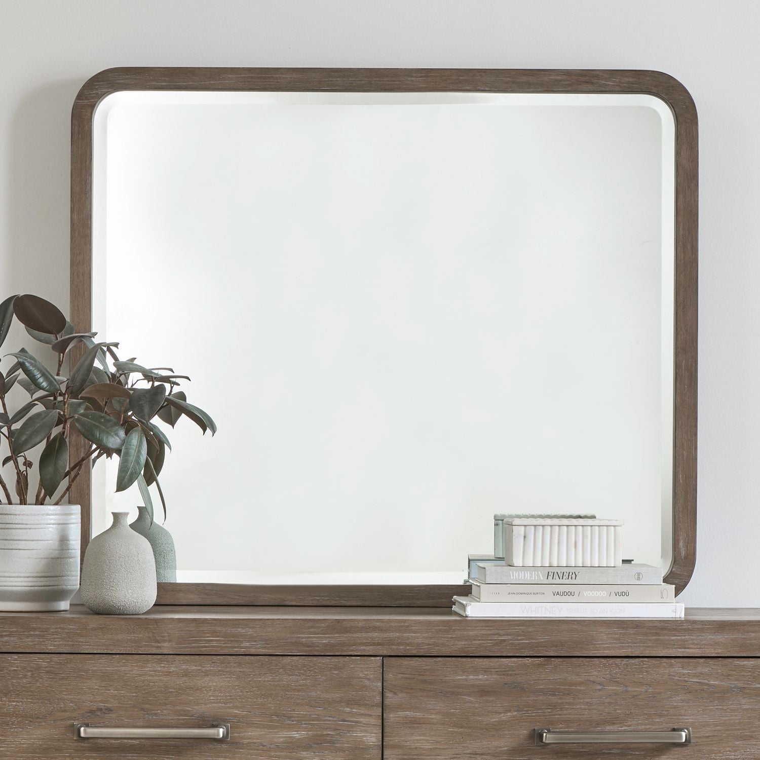 South Bend - Landscape Mirror - Brown - Hornell Furniture Outlet