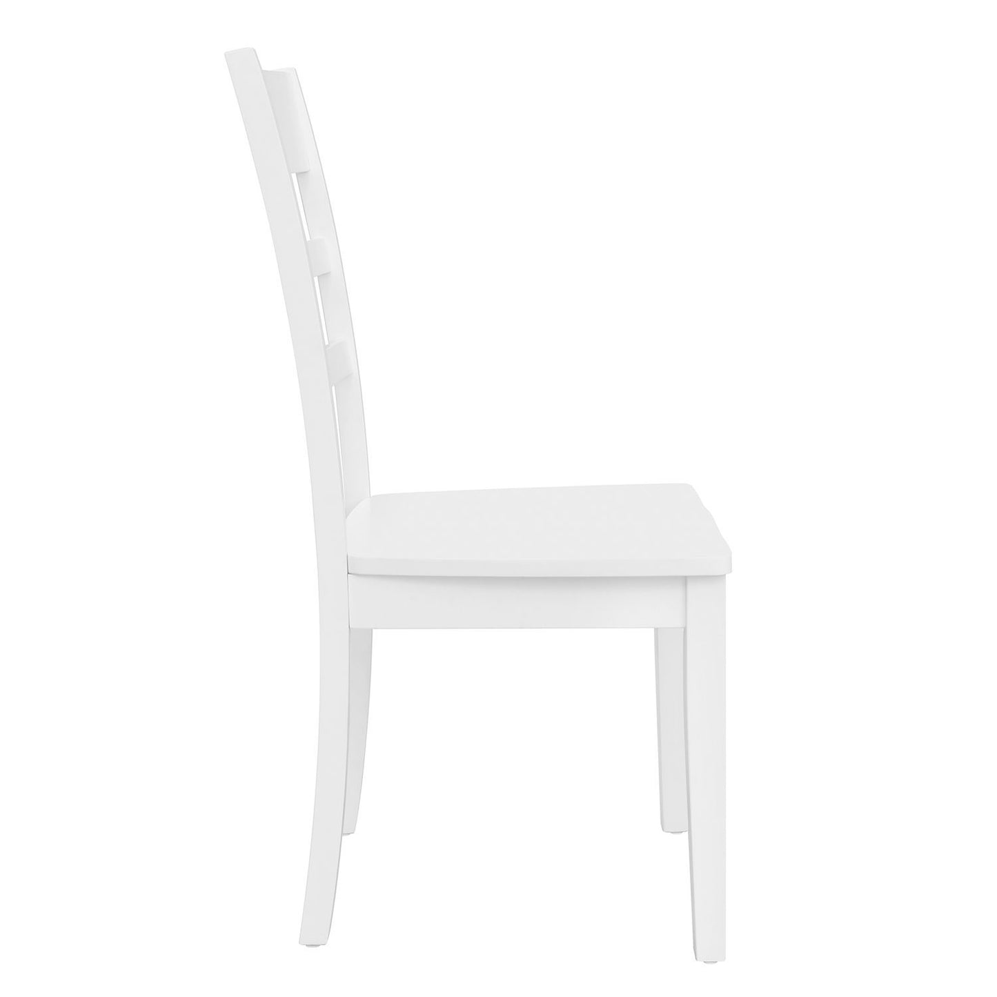 Landale - Ladderback Side Chair (RTA) - White - Hornell Furniture Outlet